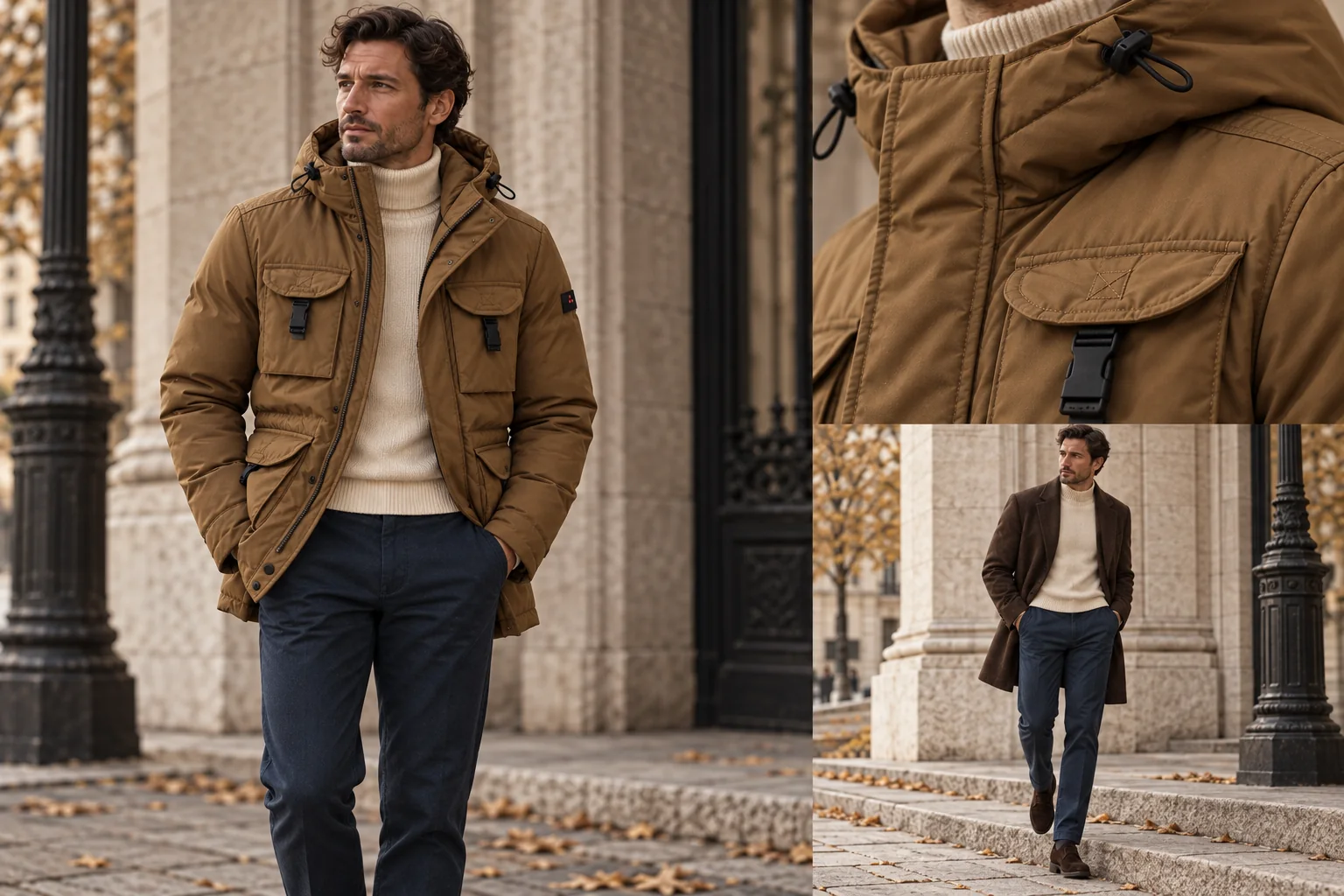 Field-Daunenjacke von Peuterey und Chino von MMX