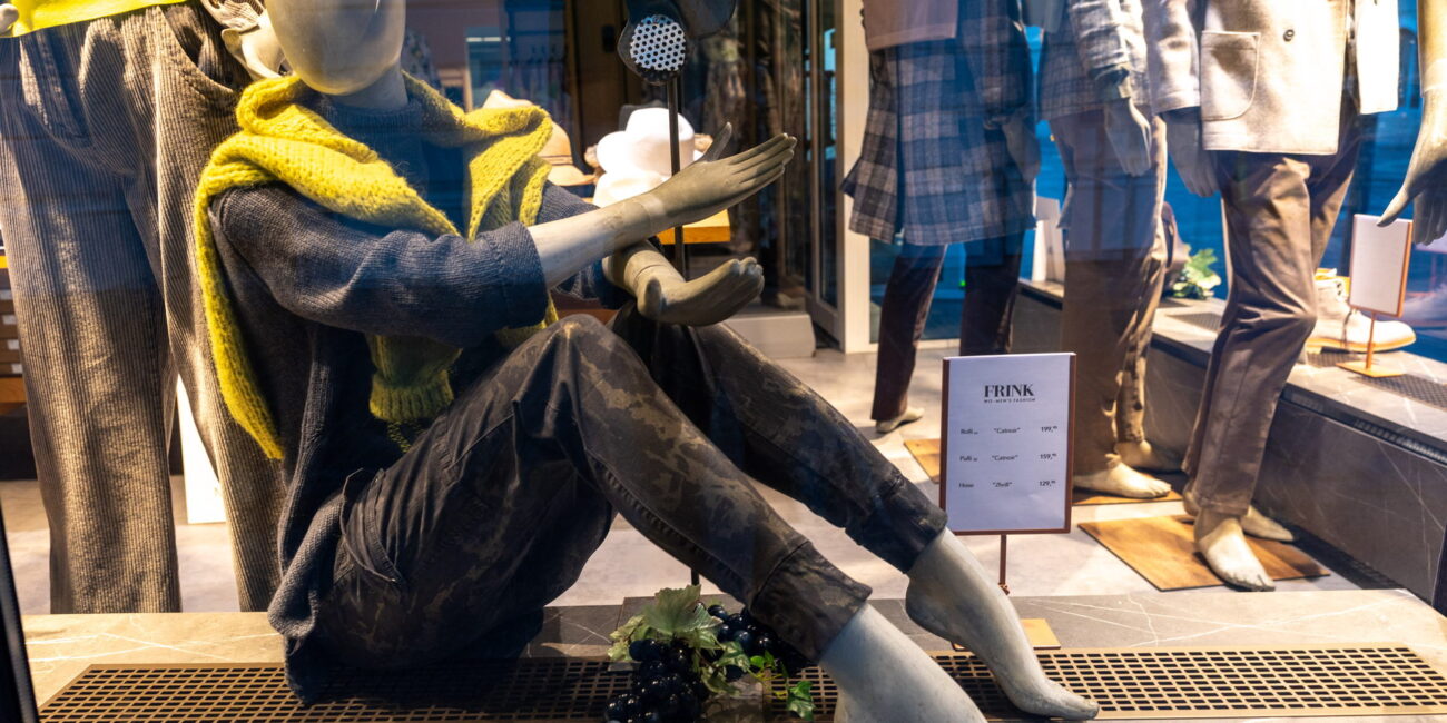 Frink Mode Damenmode Auslage Dekoration Klagenfurt