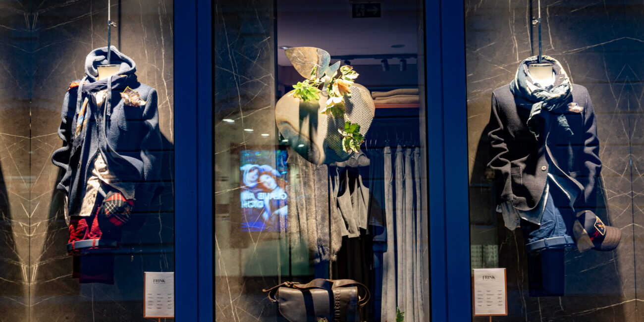 Frink Mode Herrenmode Schaufenster Klagenfurt